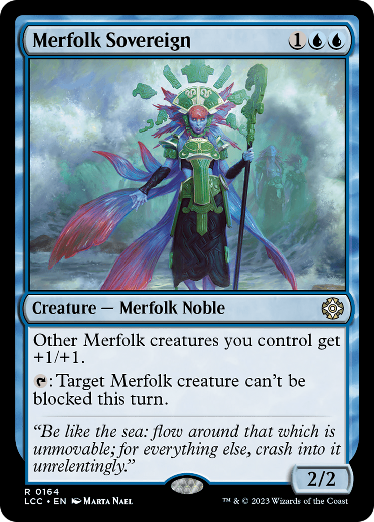 Merfolk Sovereign (LCC-164) [The Lost Caverns of Ixalan Commander] MTG Single Wizards of the Coast