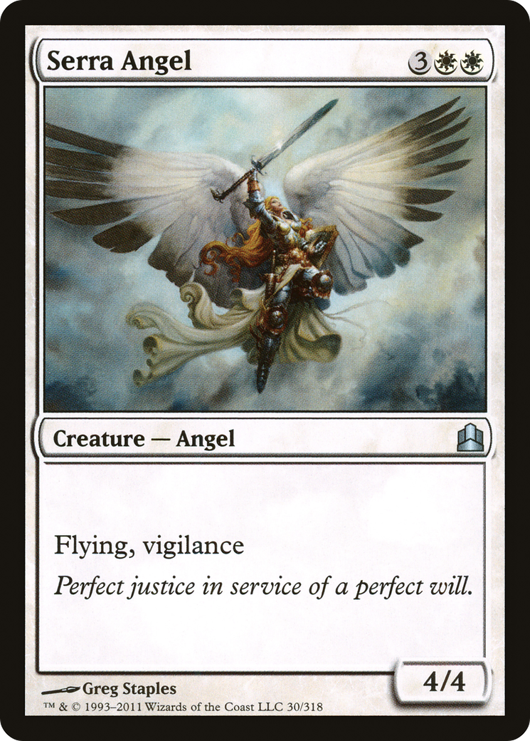 Serra Angel (CMD-030) [Commander 2011] MTG Single Wizards of the Coast