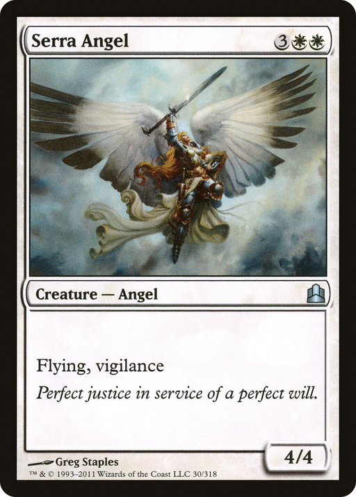 Serra Angel (CMD-030) [Commander 2011] MTG Single Wizards of the Coast