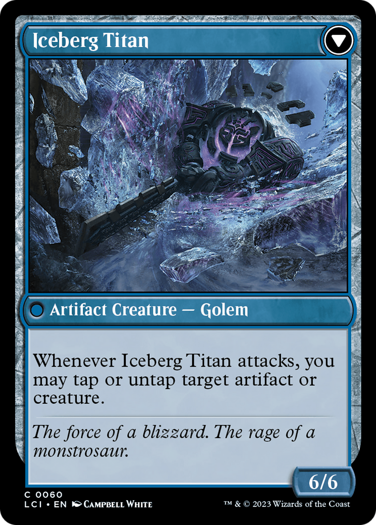 Inverted Iceberg (LCI-060) [The Lost Caverns of Ixalan] Foil MTG Single Wizards of the Coast