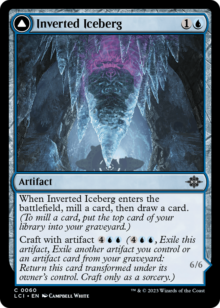 Inverted Iceberg (LCI-060) [The Lost Caverns of Ixalan] MTG Single Wizards of the Coast