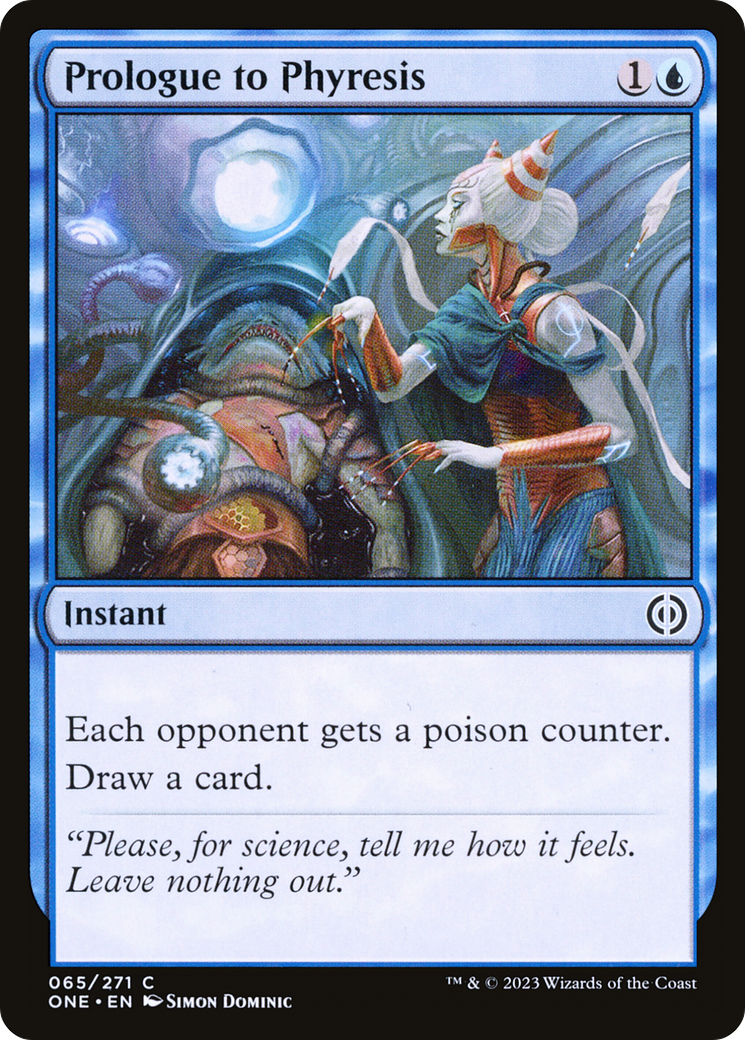 Prologue to Phyresis (ONE-065) [Phyrexia: All Will Be One] MTG Single Wizards of the Coast