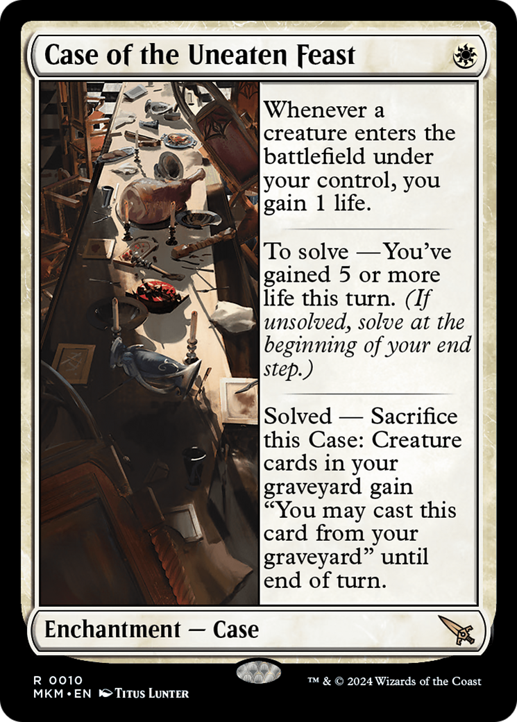 Case of the Uneaten Feast (MKM-010) [Murders at Karlov Manor] Foil MTG Single Wizards of the Coast