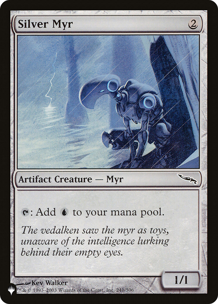 Silver Myr (LIST-MRD-241) [Mystery Booster] The List MTG Single Wizards of the Coast