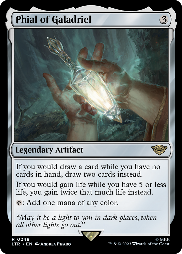 Phial of Galadriel (LTR-248) [The Lord of the Rings: Tales of Middle-earth] MTG Single Wizards of the Coast