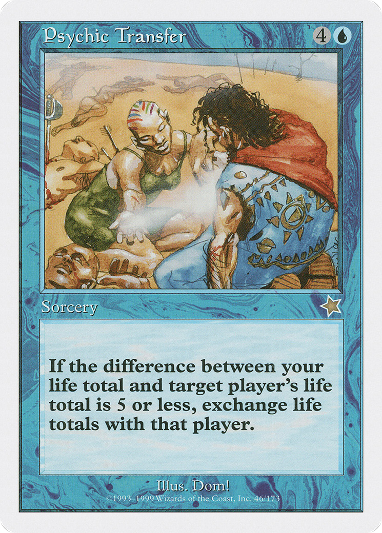Psychic Transfer (S99-046) [Misc] Starter 1999 MTG Single Wizards of the Coast