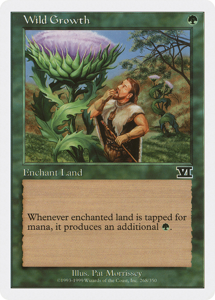 Wild Growth (6ED-268) [Classic Sixth Edition] MTG Single Wizards of the Coast