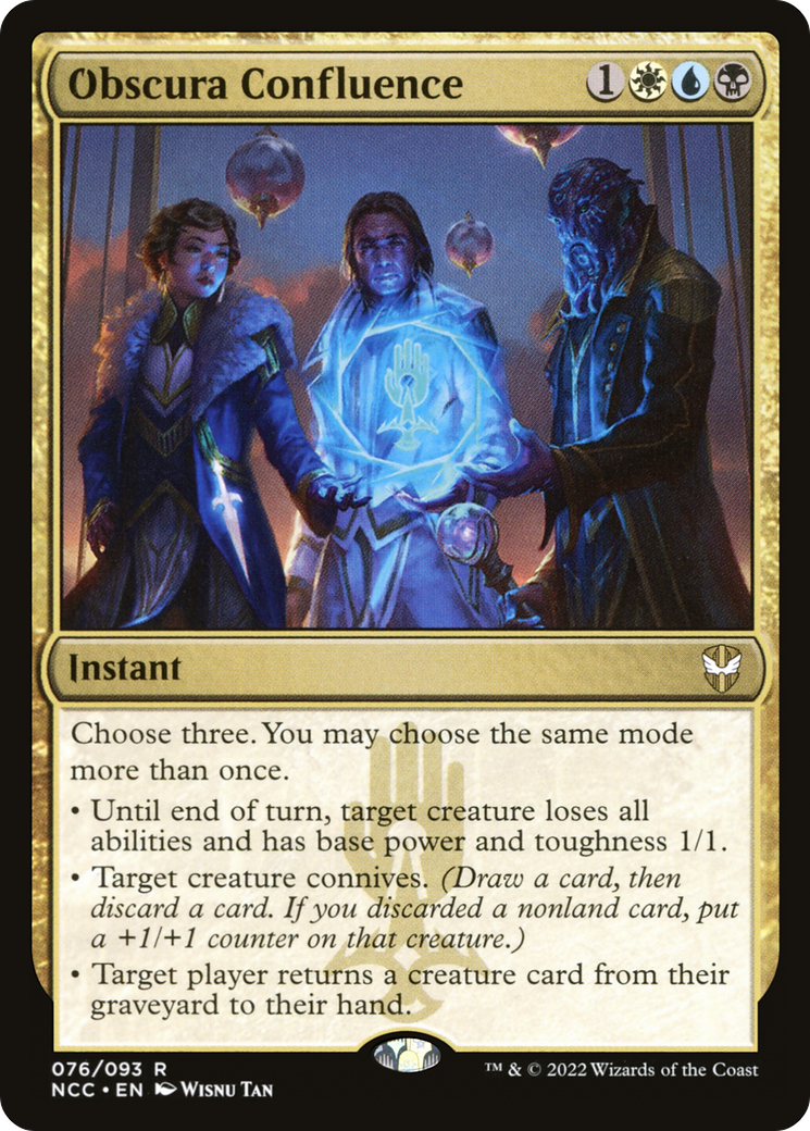 Obscura Confluence (NCC-076) [New Capenna Commander] MTG Single Wizards of the Coast