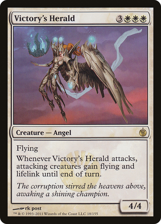 Victory's Herald (MBS-018) [Mirrodin Besieged] MTG Single Wizards of the Coast