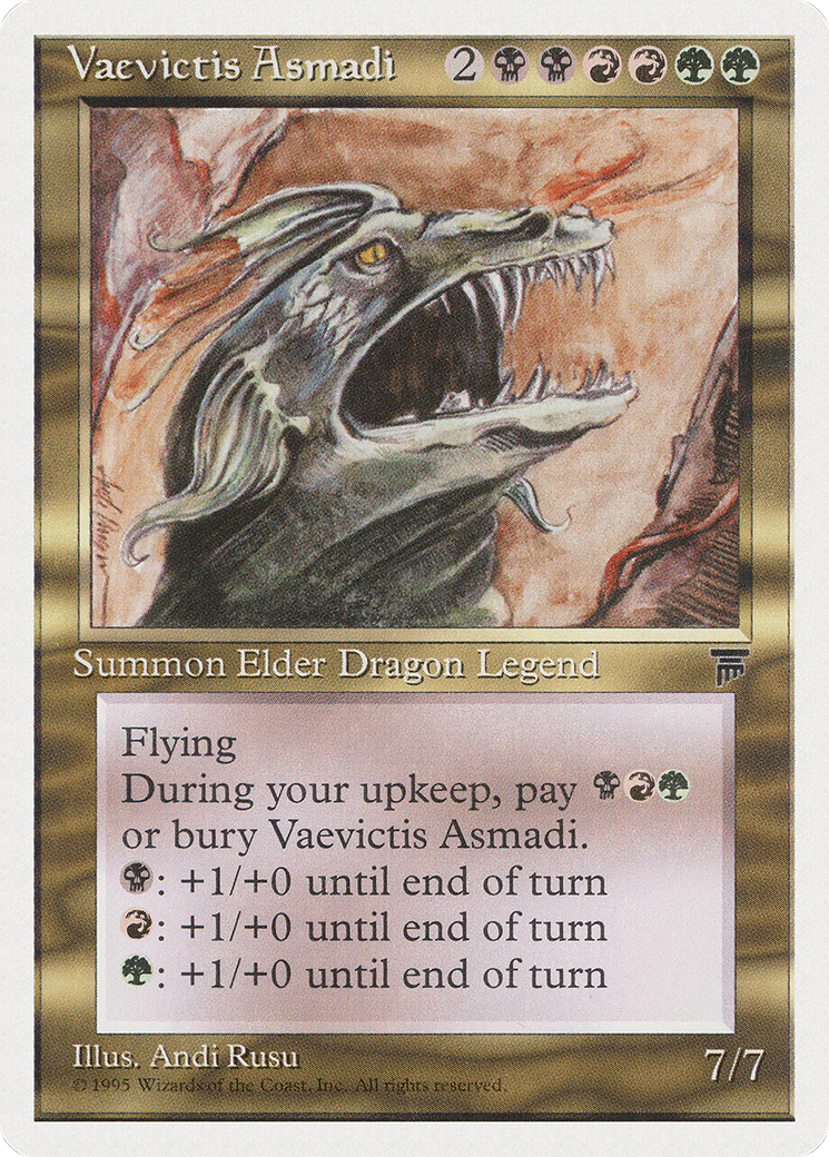 Vaevictis Asmadi (CHR-) [Chronicles] MTG Single Wizards of the Coast