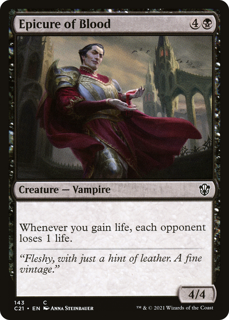 Epicure of Blood (C21-143) [Commander 2021] MTG Single Wizards of the Coast