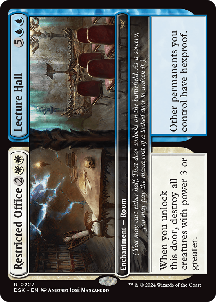Restricted Office // Lecture Hall (DSK-227) [Duskmourn: House of Horror] Foil MTG Single Wizards of the Coast