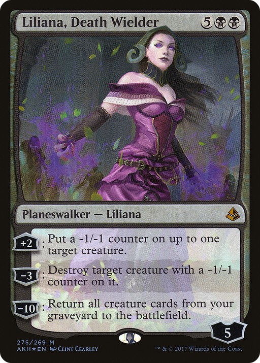 Liliana, Death Wielder (AKH-275) [Amonkhet] Foil MTG Single Wizards of the Coast