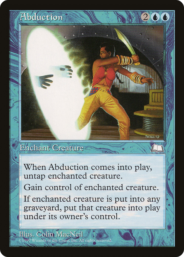 Abduction (WTH-) [Weatherlight] MTG Single Wizards of the Coast