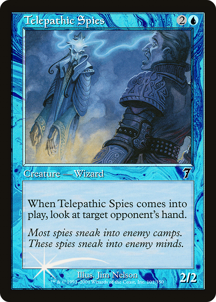 Telepathic Spies (7ED-101) [7th Edition] MTG Single Wizards of the Coast