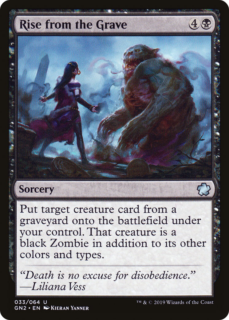 Rise from the Grave (GN2-033) [Misc] Game Night 2019 MTG Single Wizards of the Coast