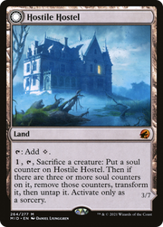 Hostile Hostel (MID-264) [Innistrad: Midnight Hunt] MTG Single Wizards of the Coast