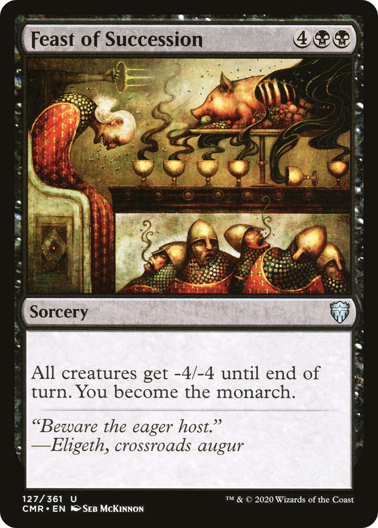 Feast of Succession (CMR-127) [Commander Legends] Foil MTG Single Wizards of the Coast