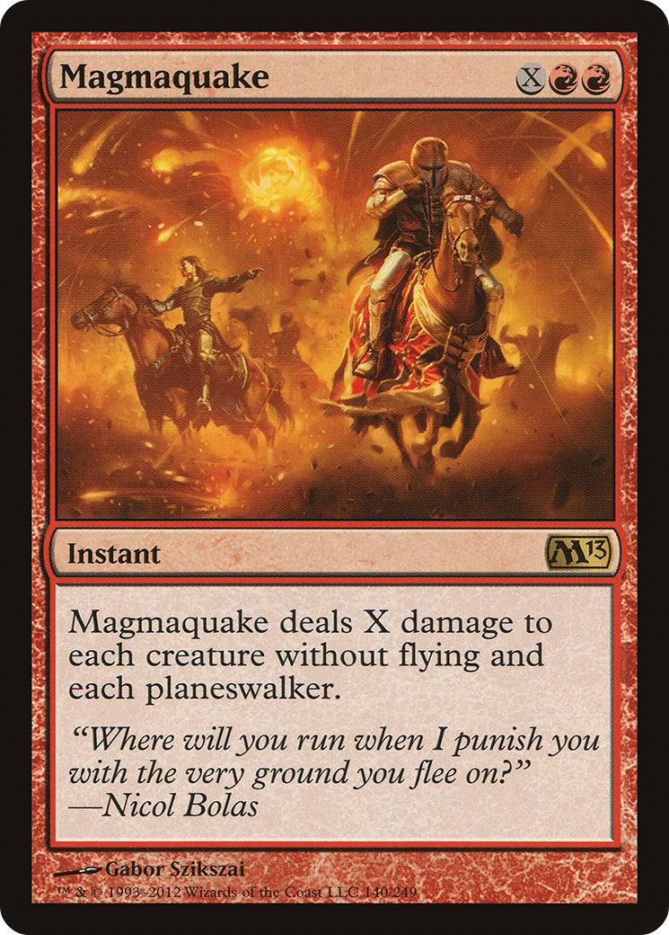 Magmaquake (M13-140) [Magic 2013] MTG Single Wizards of the Coast