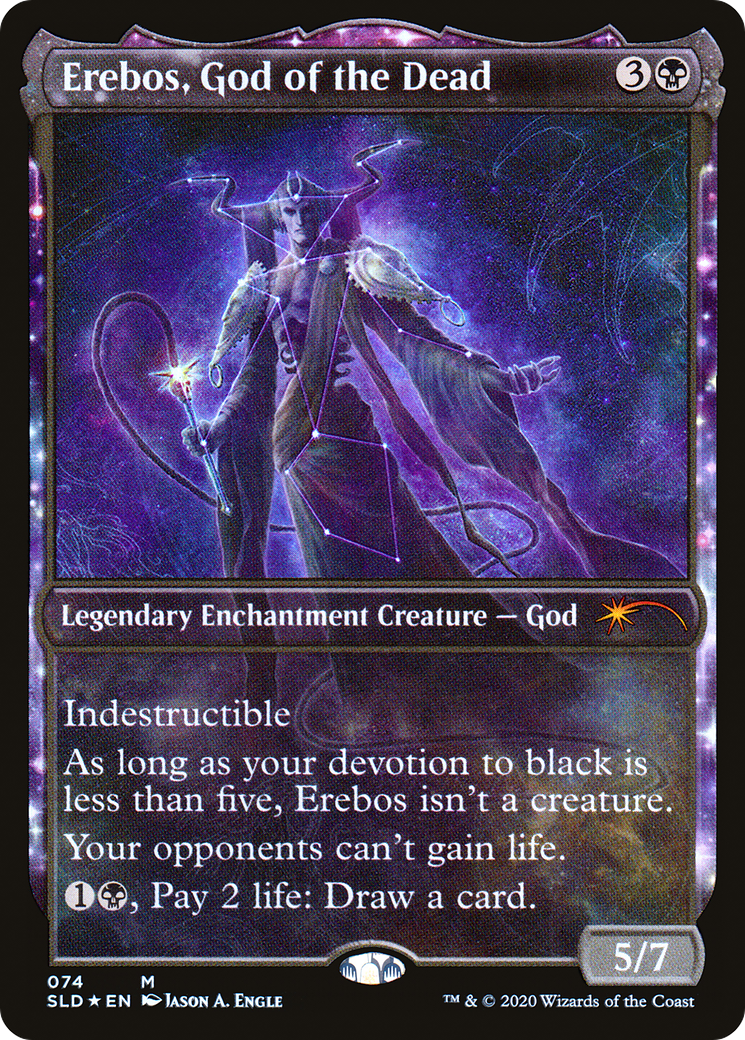 Erebos, God of the Dead (SLD-074) [Secret Lair] Drop (Showcase) Foil MTG Single Wizards of the Coast