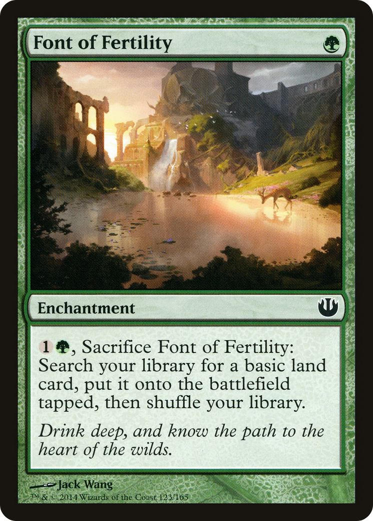 Font of Fertility (JOU-123) [Journey into Nyx] Foil MTG Single Wizards of the Coast