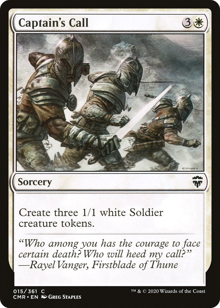 Captain's Call (CMR-015) [Commander Legends] MTG Single Wizards of the Coast