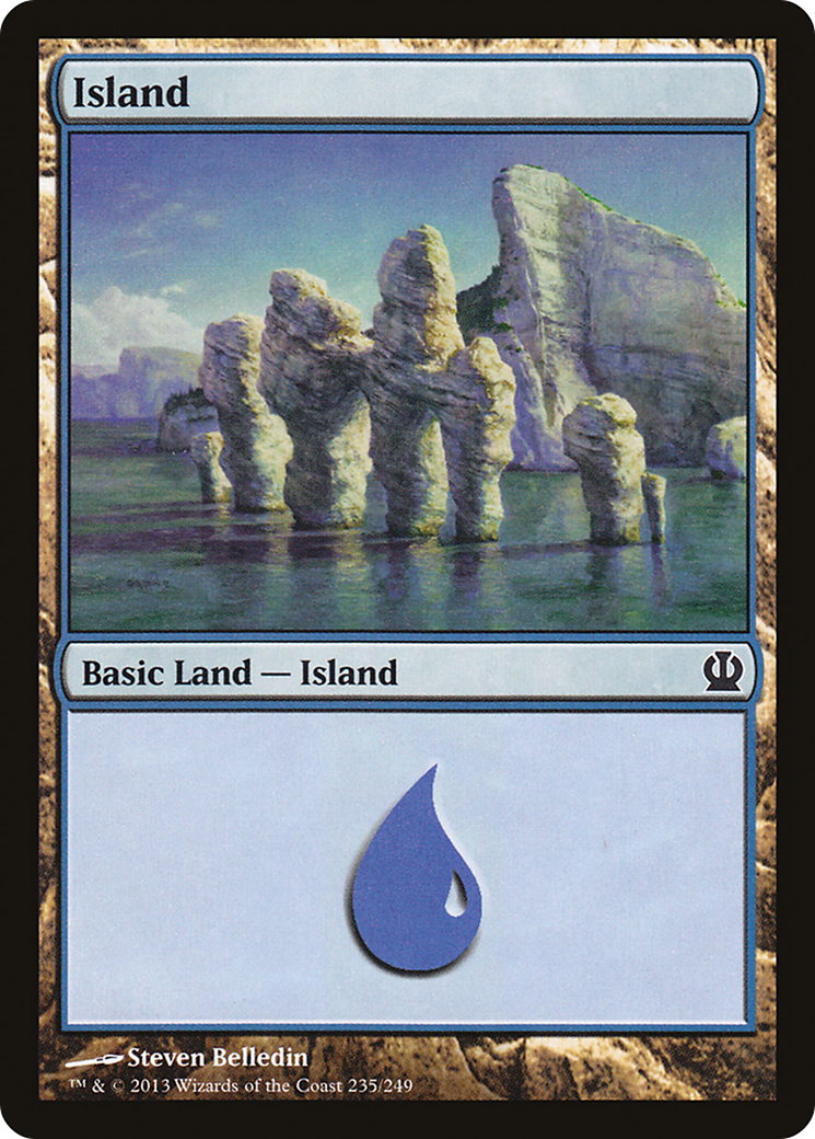 Island (235) (THS-235) [Theros] MTG Single Wizards of the Coast