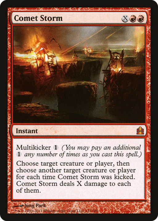 Comet Storm (CMD-117) [Commander 2011] MTG Single Wizards of the Coast