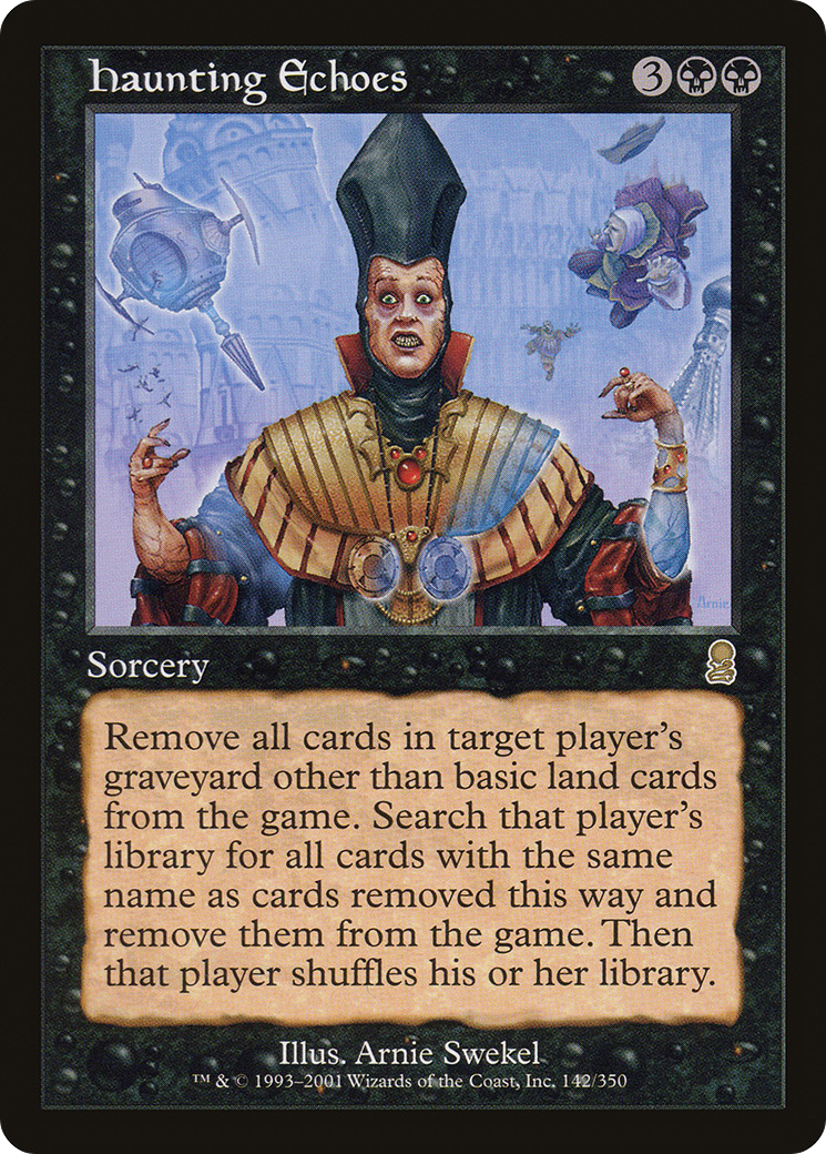 Haunting Echoes (ODY-142) [Odyssey] MTG Single Wizards of the Coast