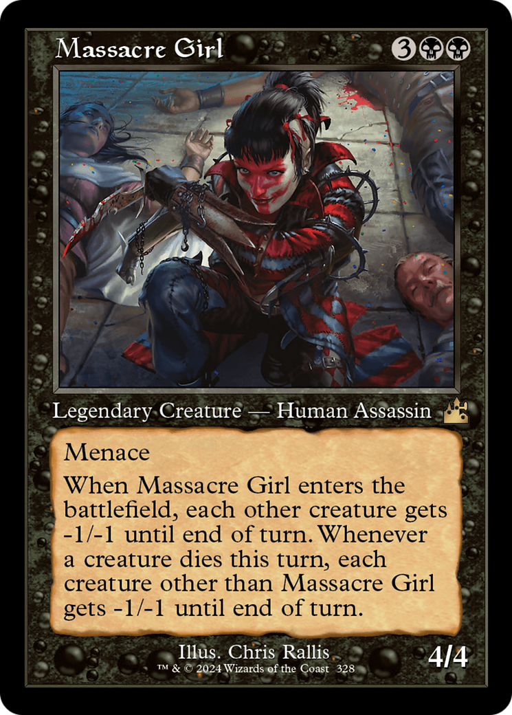 Massacre Girl (RVR-328) [Ravnica Remastered] Foil MTG Single Wizards of the Coast