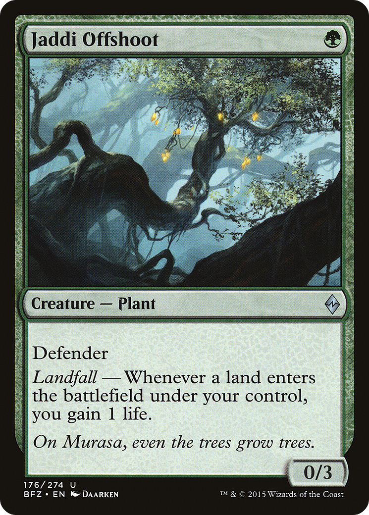 Jaddi Offshoot (BFZ-176) [Battle for Zendikar] Foil MTG Single Wizards of the Coast