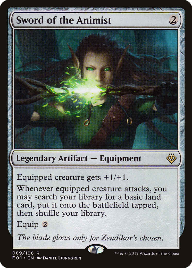 Sword of the Animist (AC2-089) [Misc] Archenemy: Nicol Bolas MTG Single Wizards of the Coast