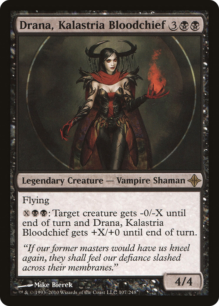Drana, Kalastria Bloodchief (ROE-107) [Rise of the Eldrazi] MTG Single Wizards of the Coast