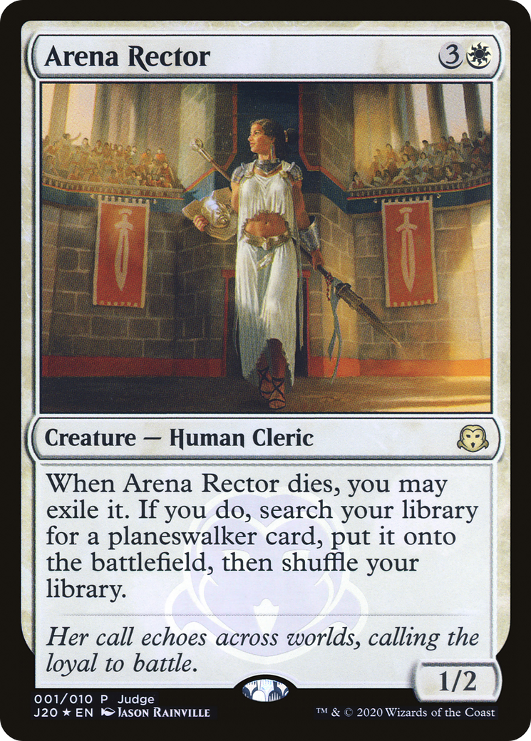 Arena Rector (JDG-001) [Misc] Judge Gift Cards 2020 Foil MTG Single Wizards of the Coast
