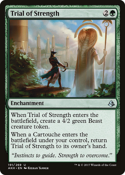 Trial of Strength (AKH-191) [Amonkhet] MTG Single Wizards of the Coast