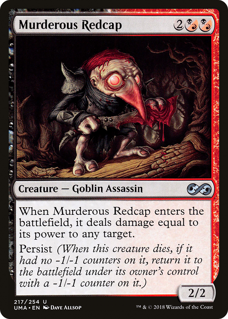 Murderous Redcap (UMA-217) [Ultimate Masters] MTG Single Wizards of the Coast
