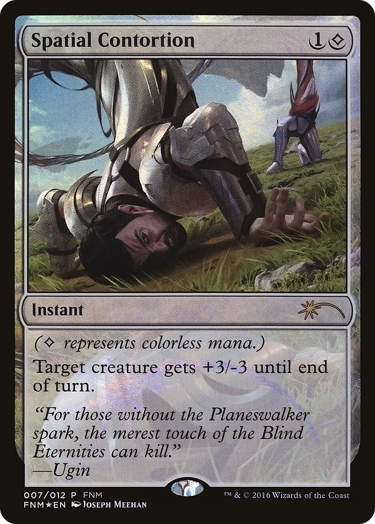 Spatial Contortion (FNM-007) [Misc] Friday Night Magic 2016 Foil MTG Single Wizards of the Coast