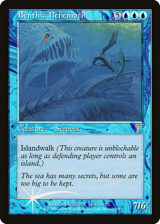 Benthic Behemoth (7ED-063) [7th Edition] Foil MTG Single Wizards of the Coast