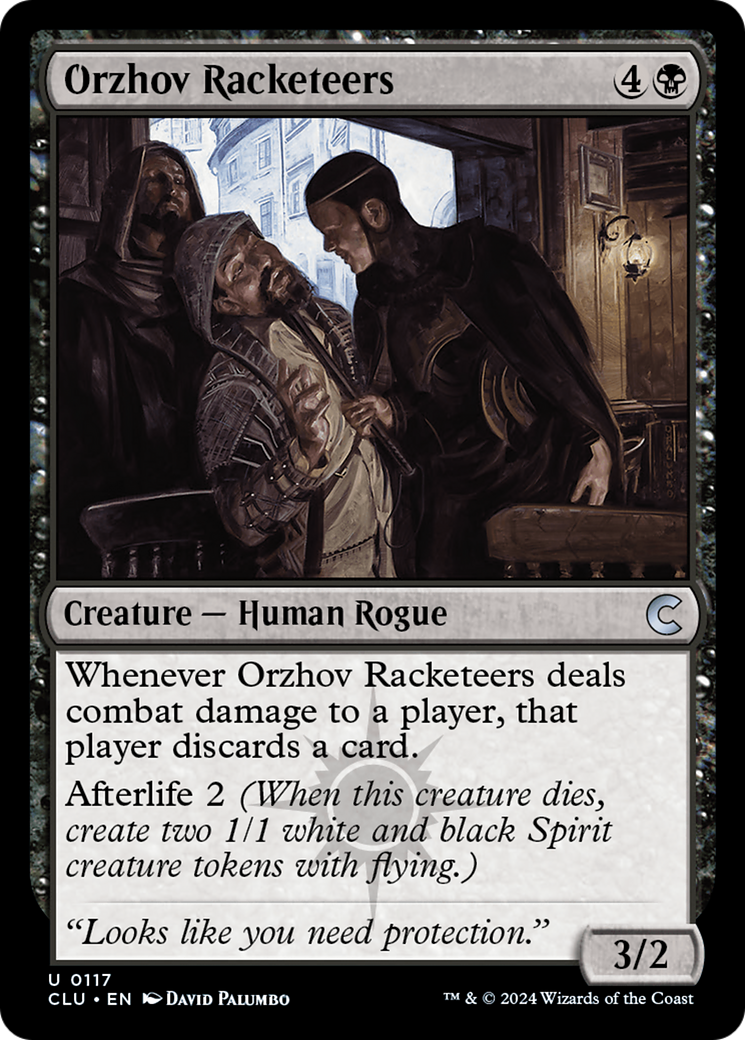 Orzhov Racketeers (CLU-117) [Ravnica: Clue Edition] MTG Single Wizards of the Coast
