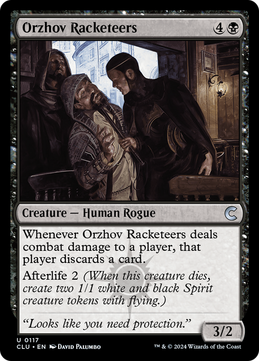 Orzhov Racketeers (CLU-117) [Ravnica: Clue Edition] MTG Single Wizards of the Coast