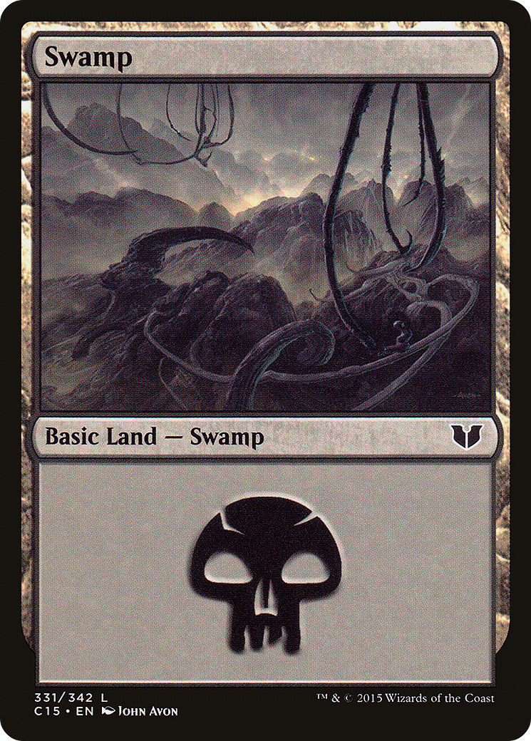 Swamp (C15-331) [Commander 2015] MTG Single Wizards of the Coast