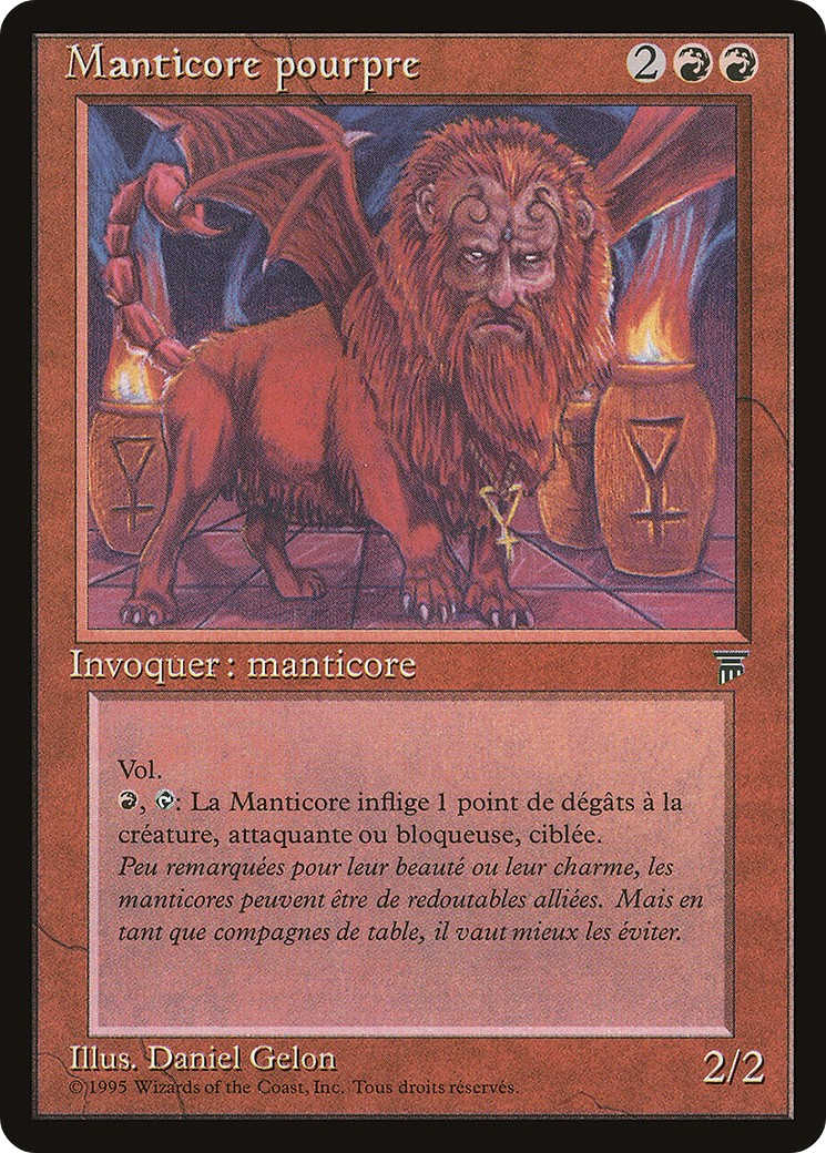 Crimson Manticore (REN-080) [Renaissance] MTG Single Wizards of the Coast