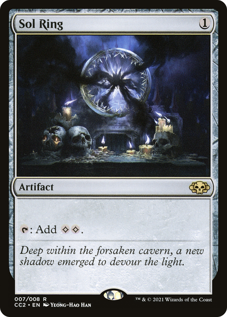 Sol Ring (CC2-007) [Misc] Commander Collection: Black Foil MTG Single Wizards of the Coast