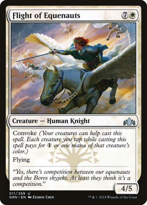 Flight of Equenauts (GRN-011) [Guilds of Ravnica] Foil MTG Single Wizards of the Coast
