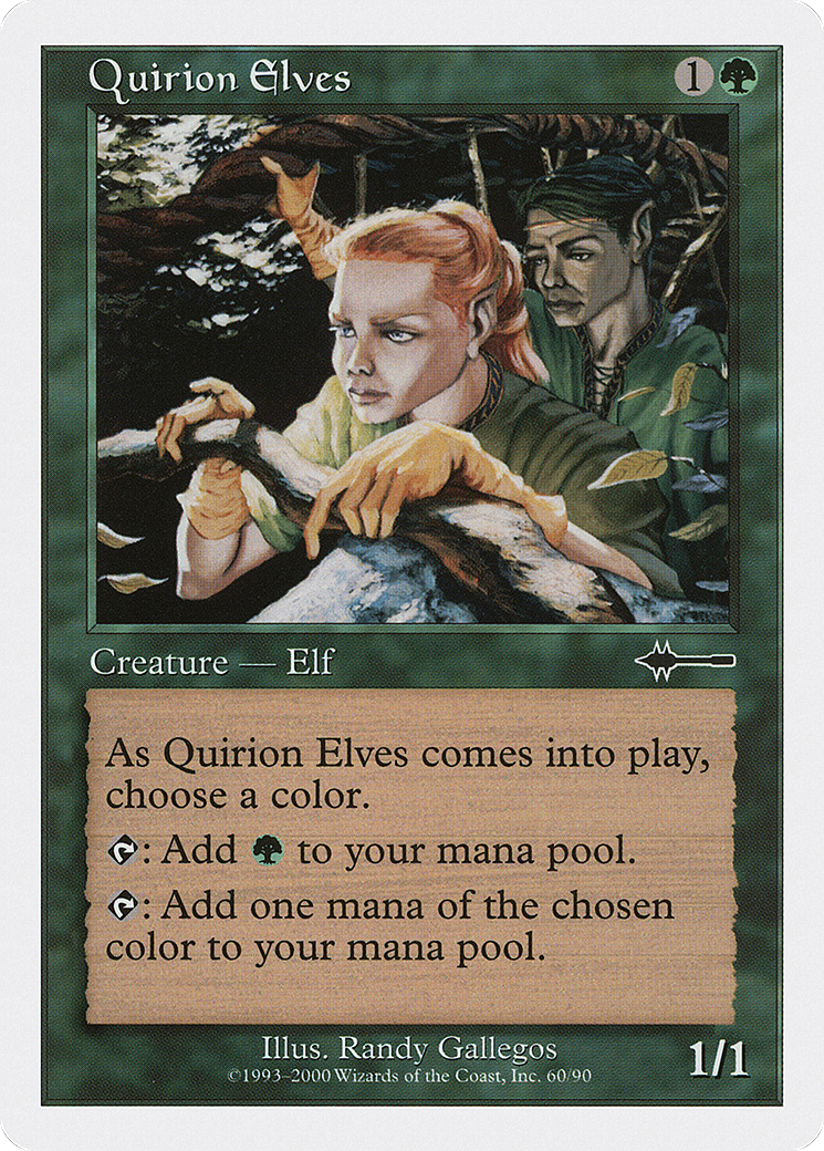 Quirion Elves (BTD-060) [Misc] Beatdown Box Set MTG Single Wizards of the Coast