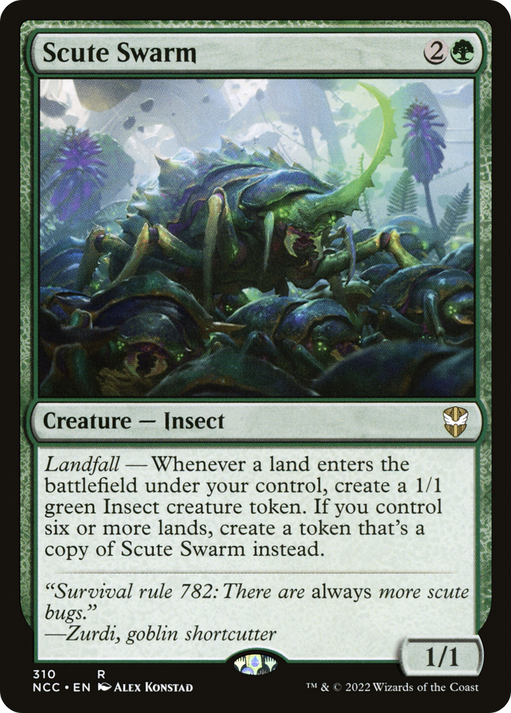 Scute Swarm (NCC-310) [New Capenna Commander] MTG Single Wizards of the Coast