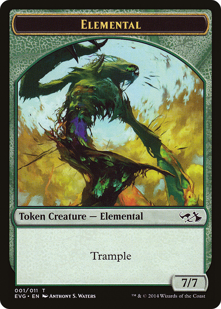 Elemental Token (DD3-001) [Misc] Duel Decks Anthology: Elves vs. Goblins Tokens MTG Single Wizards of the Coast