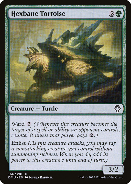 Hexbane Tortoise (DMU-166) [Dominaria United] MTG Single Wizards of the Coast