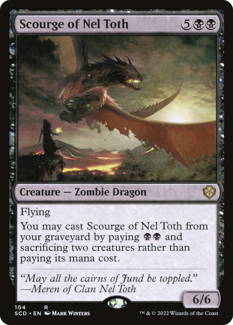 Scourge of Nel Toth (SCD-104) [Starter Commander Decks] MTG Single Wizards of the Coast