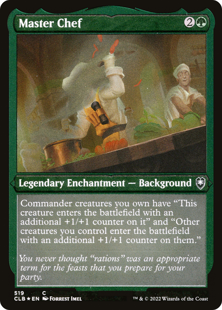 Master Chef (CLB-519) [Commander Legends: Battle for Baldur's Gate] Foil MTG Single Wizards of the Coast